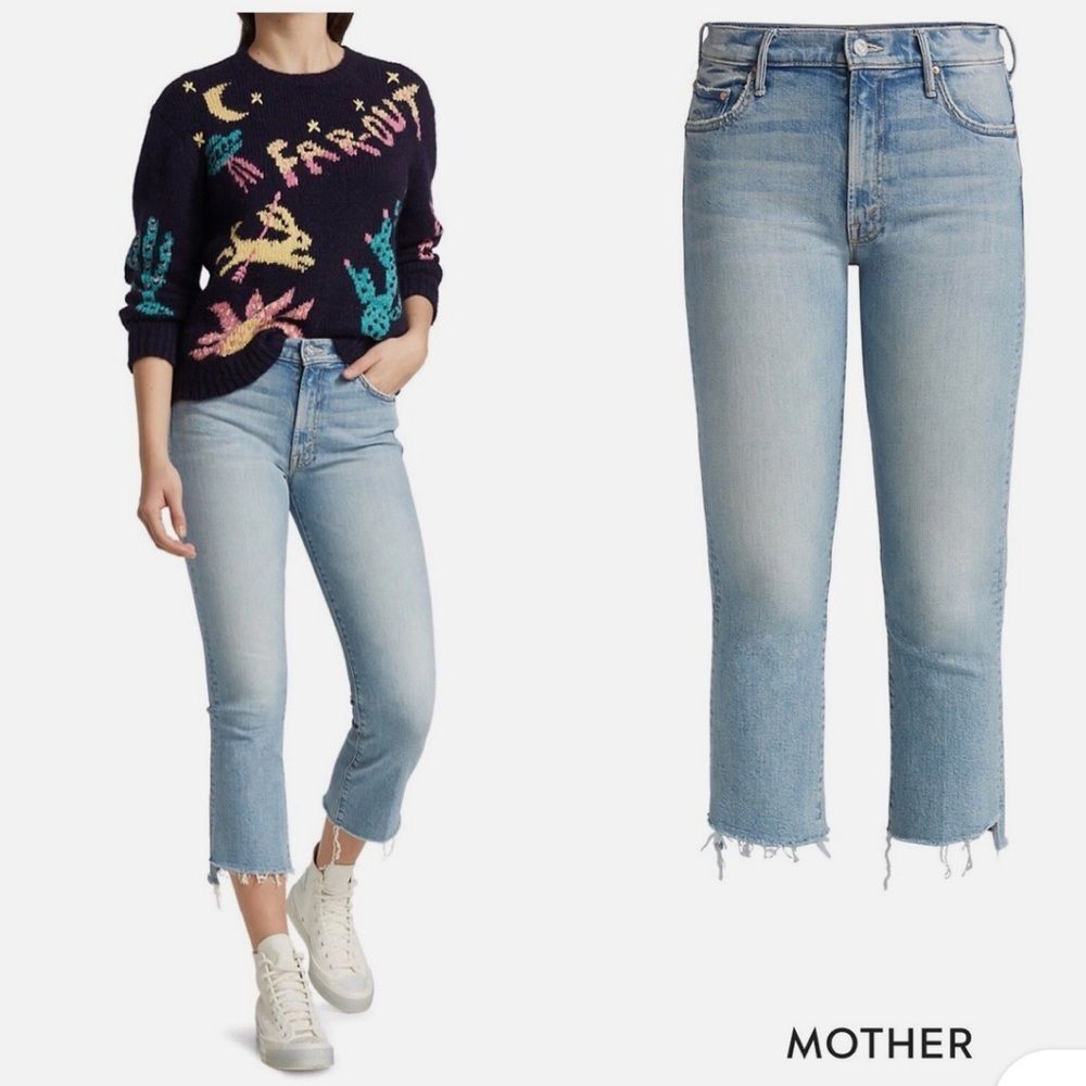 MOTHER SUPERIOR I Confess The Insider Crop Step Fray Jeans
AC8